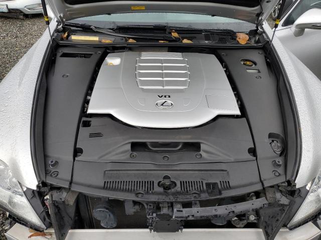 JTHCL5EF4C5015430 - 2012 LEXUS LS 460 SILVER photo 11