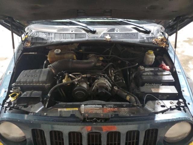 1J4GL38K65W565803 - 2005 JEEP LIBERTY RENEGADE Կանաչ լուսանկար 12