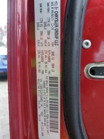 1C6RR7GG0FS534063 - 2015 RAM 1500 SLT RED photo 12
