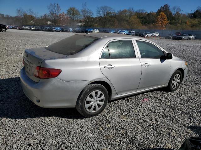 2T1BU4EE3AC339545 - 2010 TOYOTA COROLLA BASE SILVER photo 3
