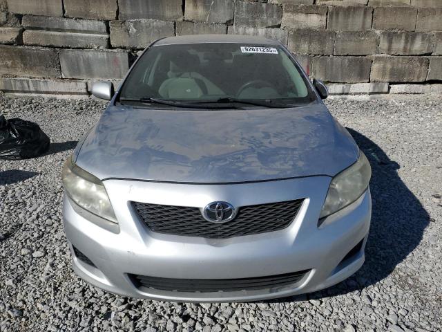 2T1BU4EE3AC339545 - 2010 TOYOTA COROLLA BASE SILVER photo 5
