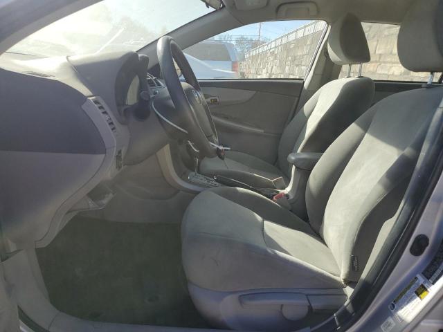 2T1BU4EE3AC339545 - 2010 TOYOTA COROLLA BASE SILVER photo 7