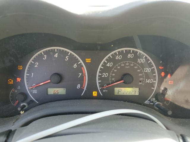 2T1BU4EE3AC339545 - 2010 TOYOTA COROLLA BASE SILVER photo 9