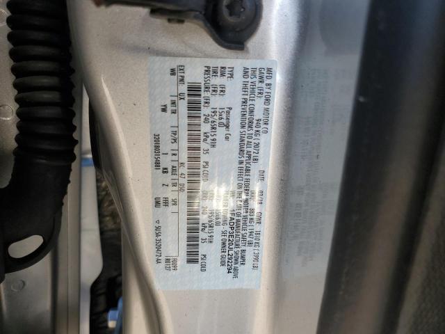 1FADP3E20JL292294 - 2018 FORD FOCUS S SILVER photo 12