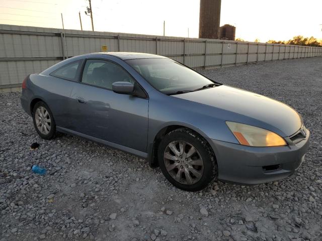 1HGCM82617A001956 - 2007 HONDA ACCORD EX BLUE photo 4