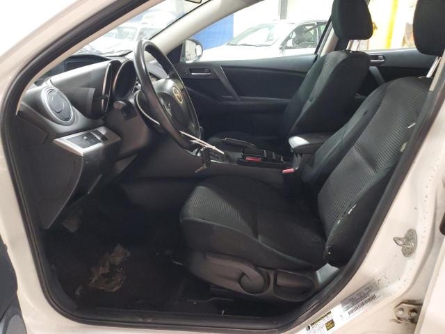 JM1BL1UGXC1519147 - 2012 MAZDA 3 I WHITE photo 7