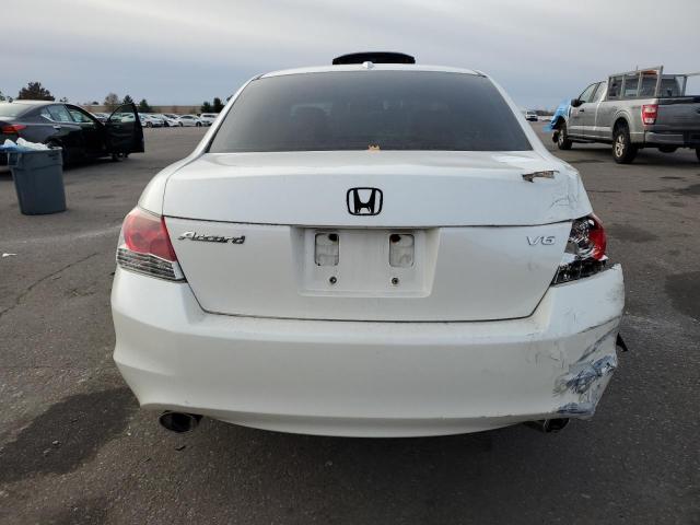 1HGCP368X8A024837 - 2008 HONDA ACCORD EXL WHITE photo 6