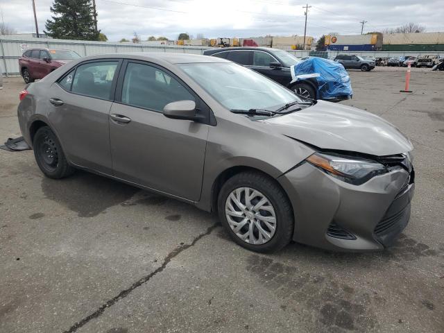 2T1BURHEXHC774081 - 2017 TOYOTA COROLLA L BROWN photo 4