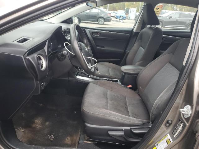 2T1BURHEXHC774081 - 2017 TOYOTA COROLLA L BROWN photo 7