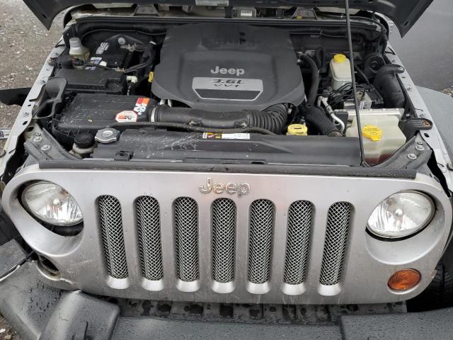 1C4AJWAG7DL701638 - 2013 JEEP WRANGLER SPORT GRAY photo 12