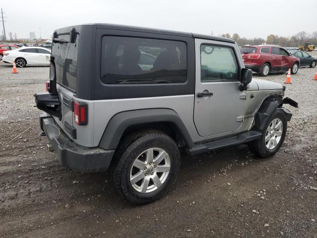 1C4AJWAG7DL701638 - 2013 JEEP WRANGLER SPORT GRAY photo 3