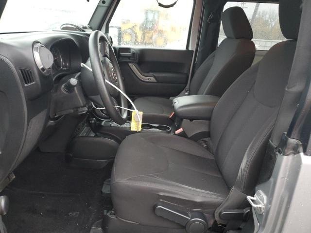 1C4AJWAG7DL701638 - 2013 JEEP WRANGLER SPORT GRAY photo 7