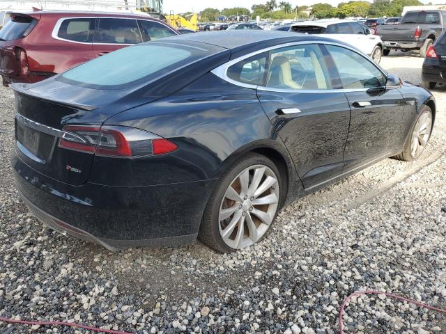 5YJSA1DP6DFP13754 - 2013 TESLA MODEL S Czarny zdjęcie 3