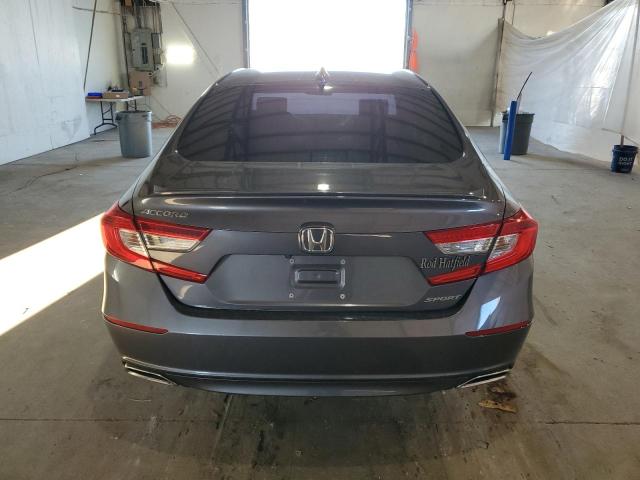 1HGCV1E37JA025496 - 2018 HONDA ACCORD SPORT Gri fotoğraf 6