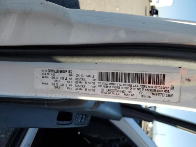 1J4PP2GK3BW567892 - 2011 JEEP LIBERTY SPORT WHITE photo 14