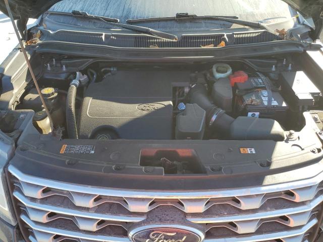 1FM5K8F83HGA16624 - 2017 FORD EXPLORER LIMITED أسود صورة 12