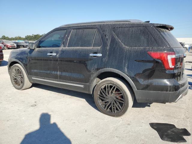1FM5K8F83HGA16624 - 2017 FORD EXPLORER LIMITED أسود صورة 2
