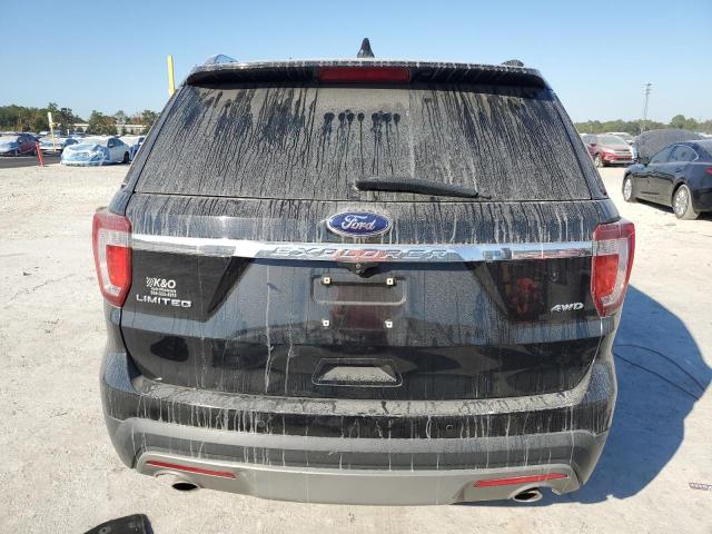 1FM5K8F83HGA16624 - 2017 FORD EXPLORER LIMITED أسود صورة 6