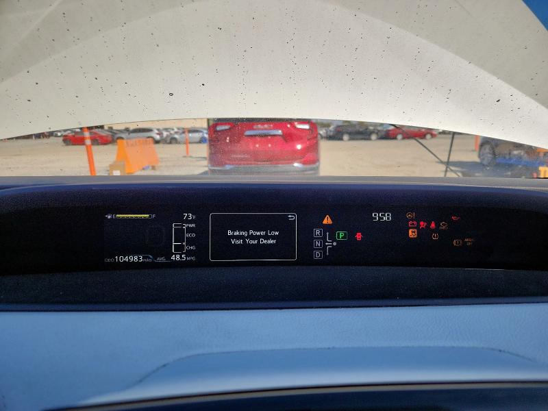 JTDKBRFU4G3501922 - 2016 TOYOTA PRIUS თეთრი ფოტო 9