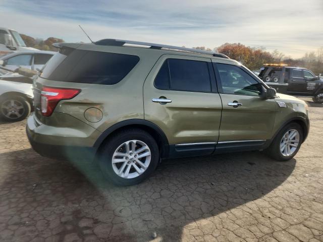 1FM5K8D85DGA26911 - 2013 FORD EXPLORER XLT Grün Foto 3