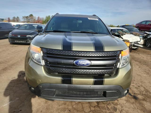 1FM5K8D85DGA26911 - 2013 FORD EXPLORER XLT Grün Foto 5