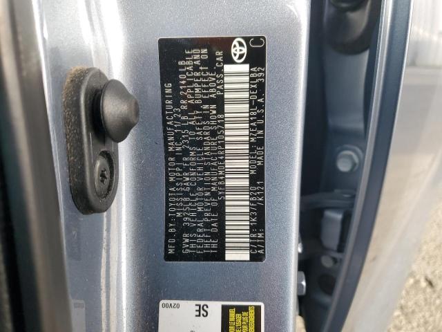 5YFB4MDE4RP105718 - 2024 TOYOTA COROLLA LE Azul foto 12