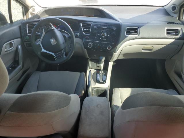 2HGFG3B58DH501107 - 2013 HONDA CIVIC LX ვერცხლისფერი ფოტო 8