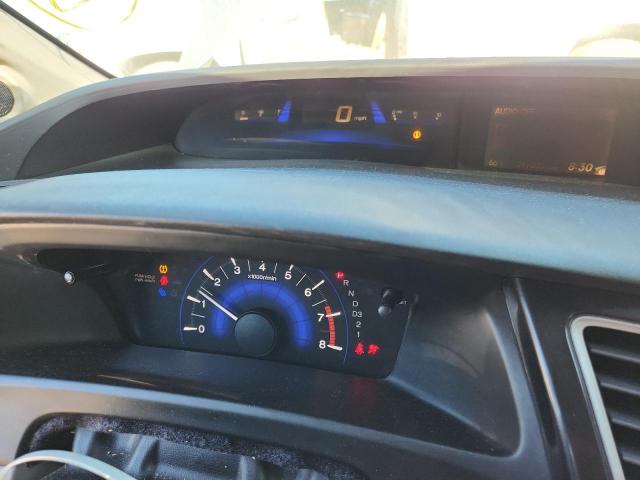 2HGFG3B58DH501107 - 2013 HONDA CIVIC LX ვერცხლისფერი ფოტო 9