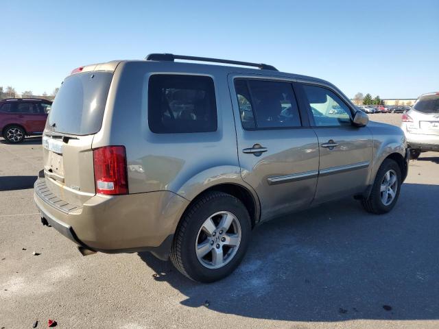 5FNYF4H61AB035814 - 2010 HONDA PILOT EXL GOLD photo 3