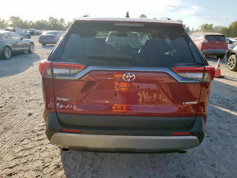 2T3Y1RFV0SW404485 - 2025 TOYOTA RAV4 LIMITED RED photo 6