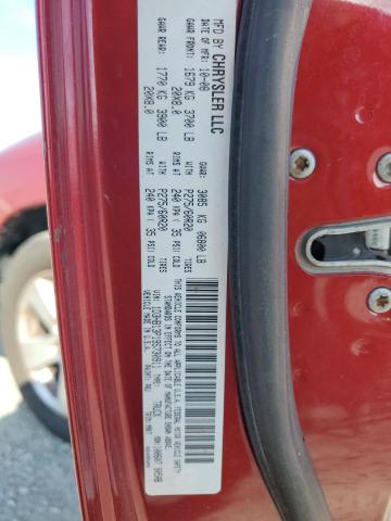 1D3HB13P19S730911 - 2009 DODGE RAM 1500 RED photo 12