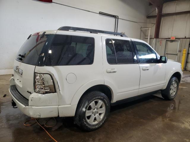 1FMEU7DE5AUB07351 - 2010 FORD EXPLORER XLT WHITE photo 3