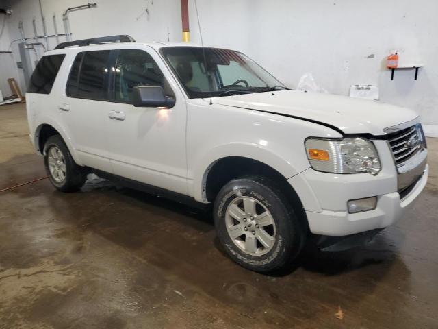 1FMEU7DE5AUB07351 - 2010 FORD EXPLORER XLT WHITE photo 4