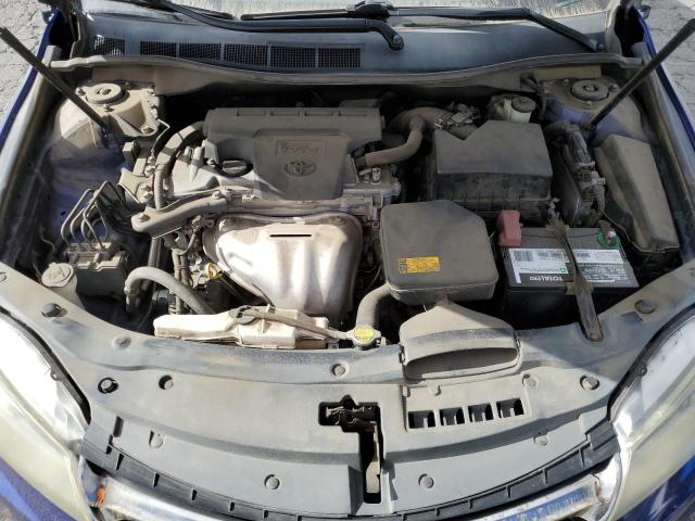 4T1BF1FKXFU885519 - 2015 TOYOTA CAMRY LE BLUE photo 11