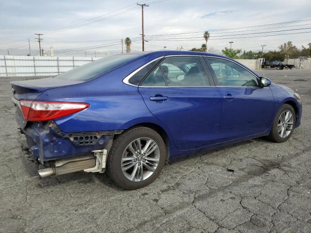 4T1BF1FKXFU885519 - 2015 TOYOTA CAMRY LE BLUE photo 3