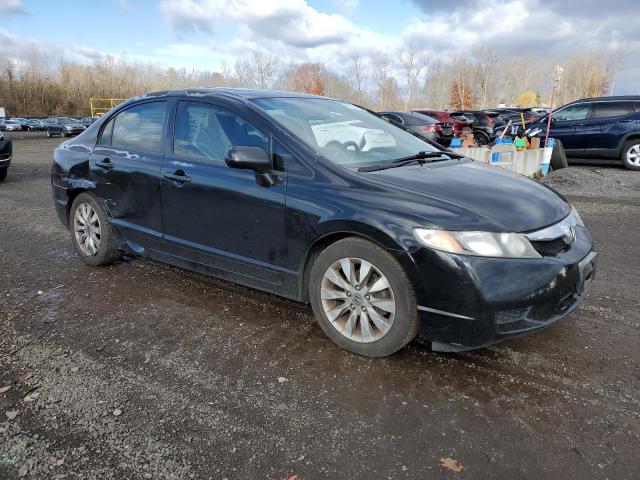2HGFA16839H531004 - 2009 HONDA CIVIC EX BLACK photo 4