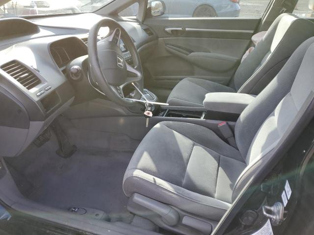 2HGFA16839H531004 - 2009 HONDA CIVIC EX BLACK photo 7