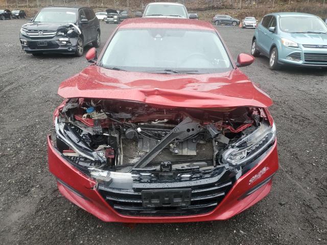 1HGCV1F19JA092727 - 2018 HONDA ACCORD LX RED photo 5