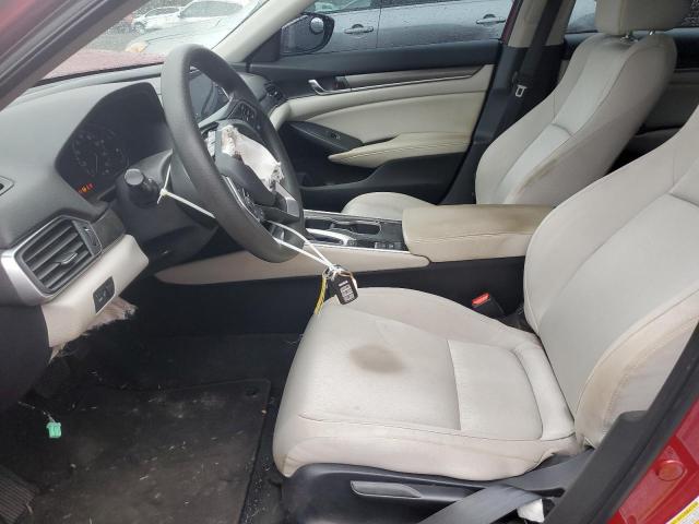 1HGCV1F19JA092727 - 2018 HONDA ACCORD LX RED photo 7