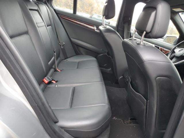 WDDGF8BB1BR161519 - 2011 MERCEDES-BENZ C 300 4MATIC GRAY photo 10