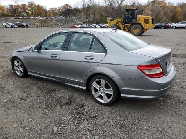 WDDGF8BB1BR161519 - 2011 MERCEDES-BENZ C 300 4MATIC GRAY photo 2
