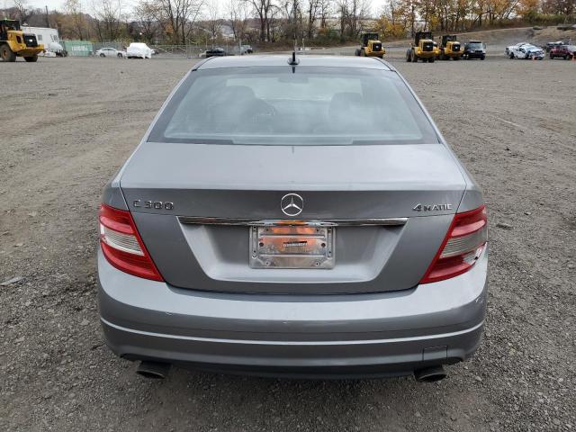 WDDGF8BB1BR161519 - 2011 MERCEDES-BENZ C 300 4MATIC GRAY photo 6