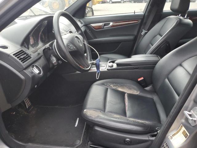 WDDGF8BB1BR161519 - 2011 MERCEDES-BENZ C 300 4MATIC GRAY photo 7