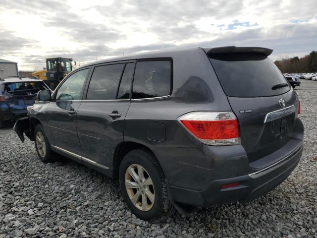 5TDZK3EH9BS047769 - 2011 TOYOTA HIGHLANDER BASE Gris foto 2