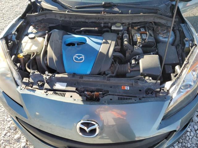 JM1BL1VP2D1780806 - 2013 MAZDA 3 I GRAY photo 11