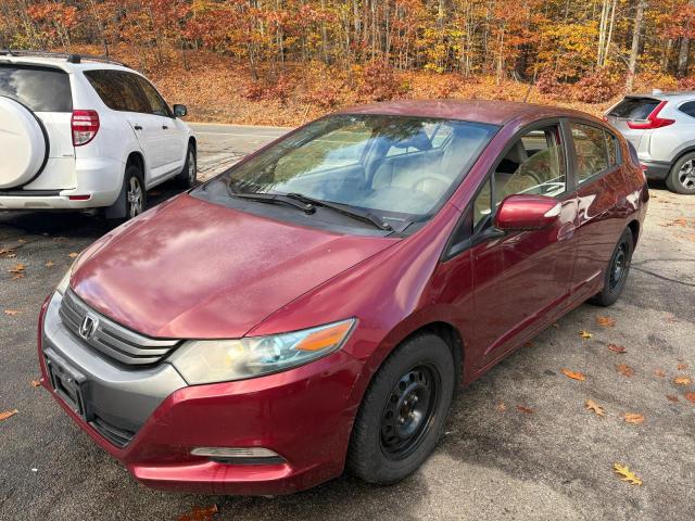 JHMZE2H75AS026278 - 2010 HONDA INSIGHT EX BURGUNDY photo 2