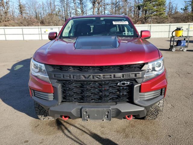 1GCGTEEN7M1134401 - 2021 CHEVROLET COLORADO ZR2 RED photo 5