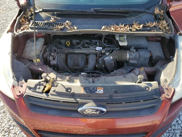 1FMCU0F76EUE56490 - 2014 FORD ESCAPE S წითელი ფოტო 12