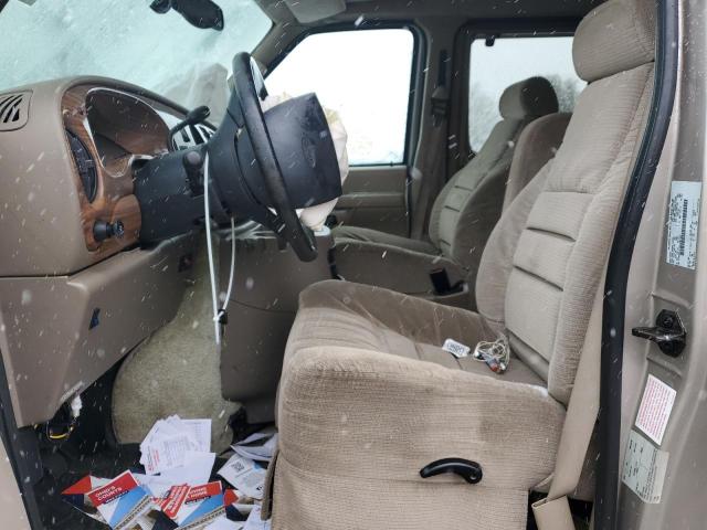 1FDRE14L92HA94107 - 2002 FORD ECONOLINE E150 VAN თაფლისფერი ფოტო 7