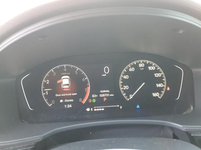 2HGFE2F56NH610757 - 2022 HONDA CIVIC SPORT CHARCOAL photo 9